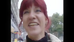 Czech Streets - Cumshot Old woman